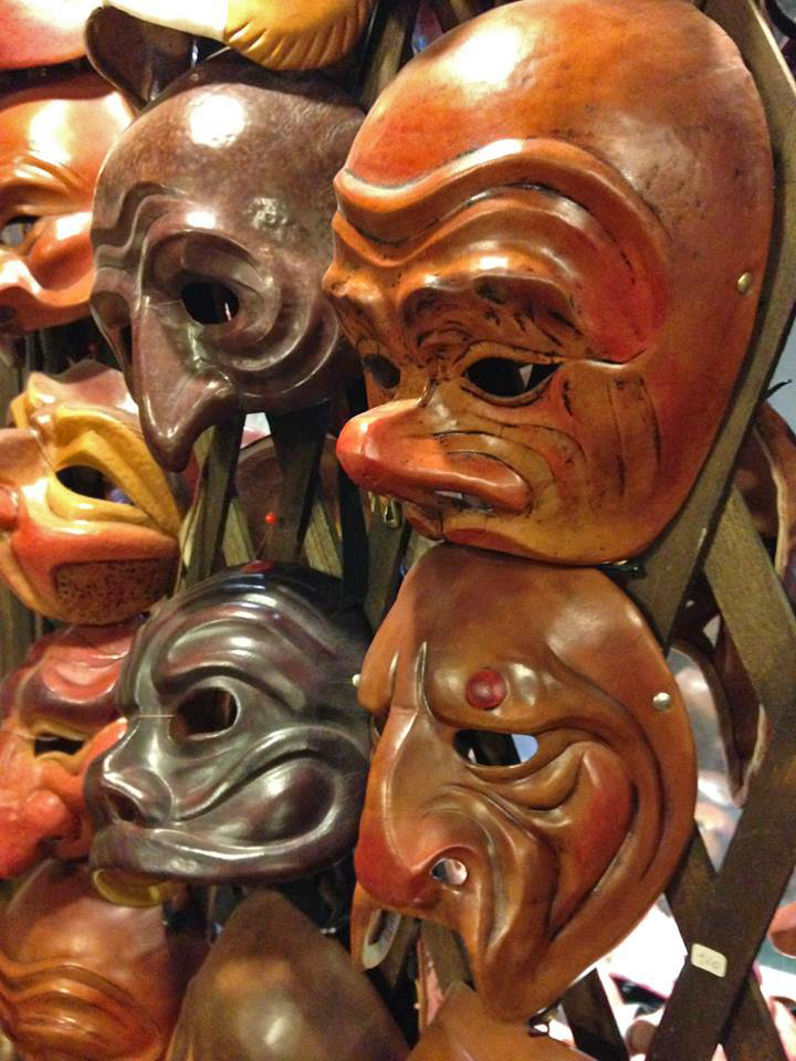 Carlo Setti, leather masks for actors of the Commedia dell'Arte