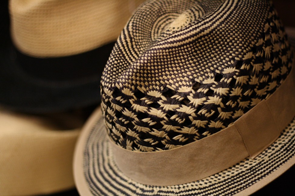 Hats in Giuliana Longo's atelier in Venice