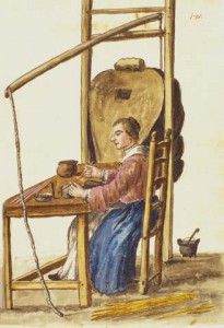 Giovanni Grevembroch, La supialume (the glass bead maker)