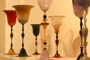 Igor Balbi, glass goblets, Venice