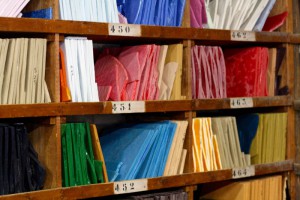 Colorful glass plates for mosaics