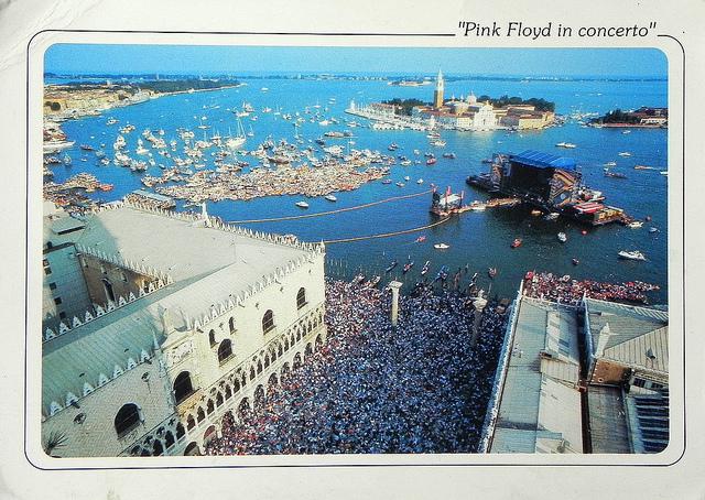 Postcard: Pink Floyd in Concert in Venice, 1989