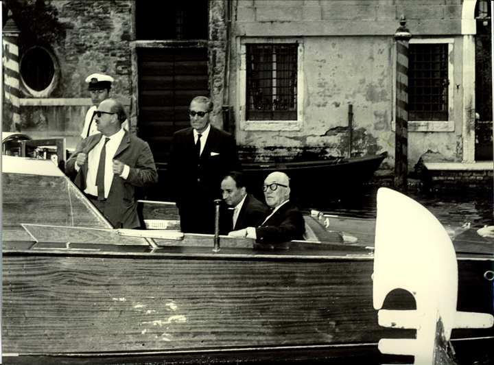 Le Corbusier visting Venice