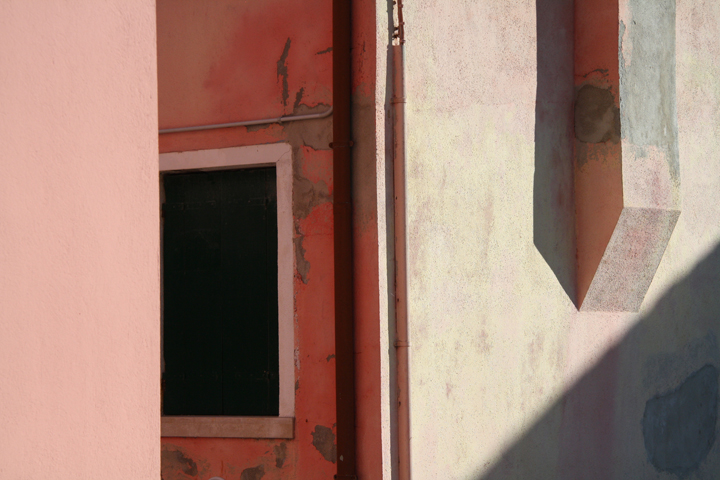 Colors, lines, geometry and shadows on the island of Burano