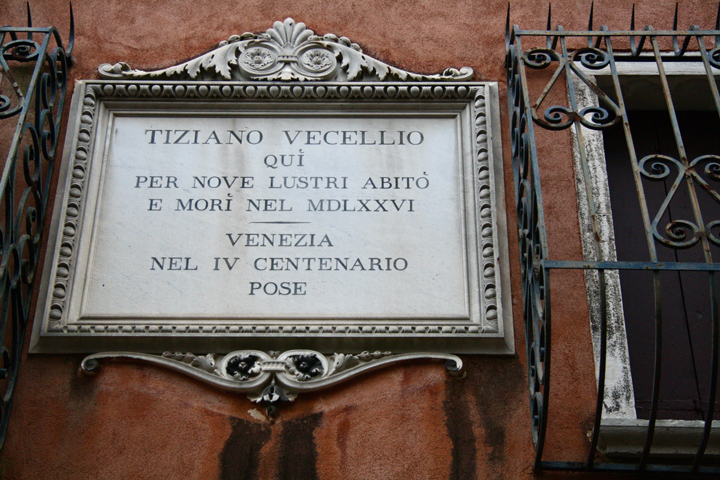 The house of Tiziano Vecellio, Venice