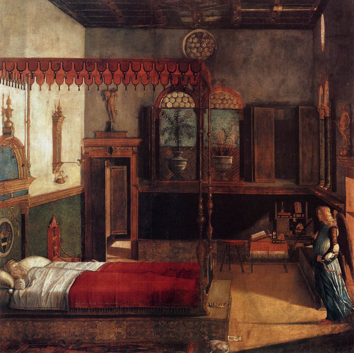Vittore Carpaccio, The dream of St. Ursula, Accademia Gallery, Venice
