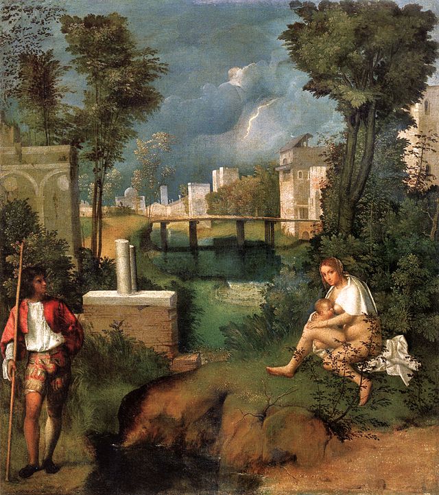 The Tempest by Giorgione, Accademia Art Gallery