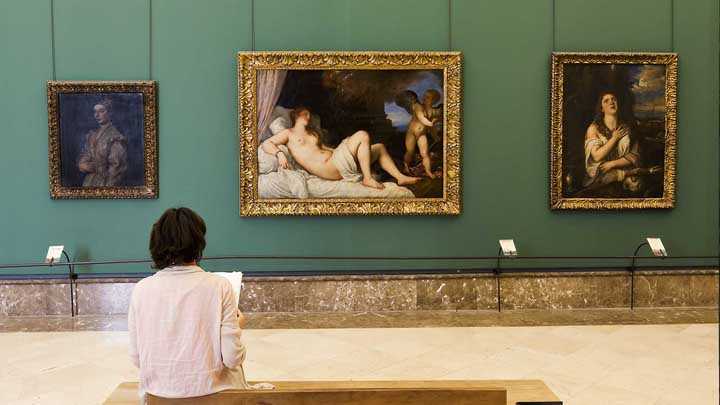 Titian, Danae, Museo di Capodimonte in Naples