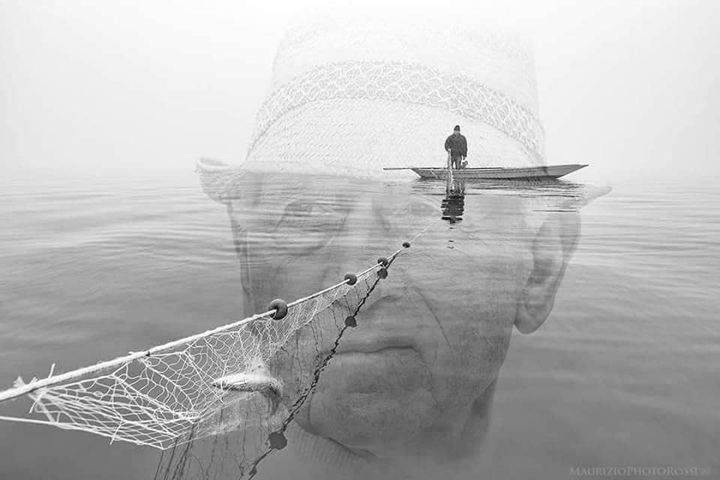 A fisherman and the lagoon, "Bepi Suste" Burano - Venice, photo by Maurizio RossiA fisherman and the lagoon, "Bepi Suste" Burano - Venice, photo by Maurizio Rossi