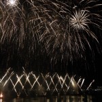 Venice, Redentore fireworks in gold