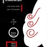 The poster for "Ea stansa dea cipria" by Mattia Berto with Eleonora Fuser
